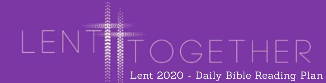 Lent front page